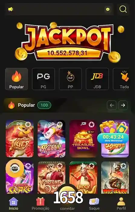 Promoções Especiais no 1658 App